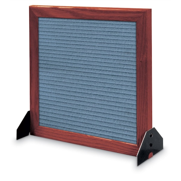 Indoor Enclosed Combo Board, 48"x36", Bronze Frame/Blue & Cobalt